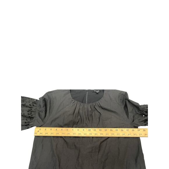 Madewell Eyelet Drop Waist Shift Dress Size Medium - Picture 10 of 10